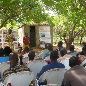 Sensibilisation des organisation paysannes au Bénin