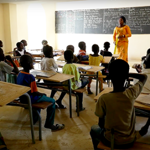 Classroom in Koditt (Senegal)