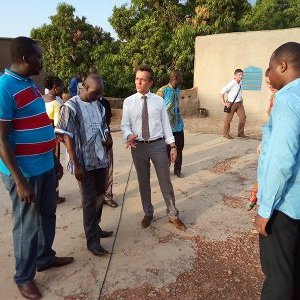 Visite de l'Ambassadeur de France au Burkina Faso
