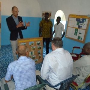 Visit of the French Ambassador to Ghana