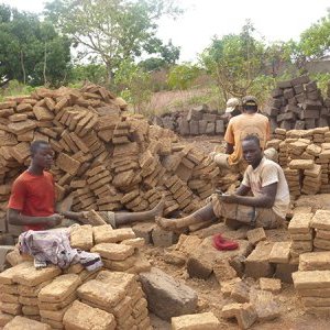 Making bricks