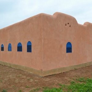 Storage building in Benin